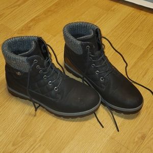 Faux Leather Boots